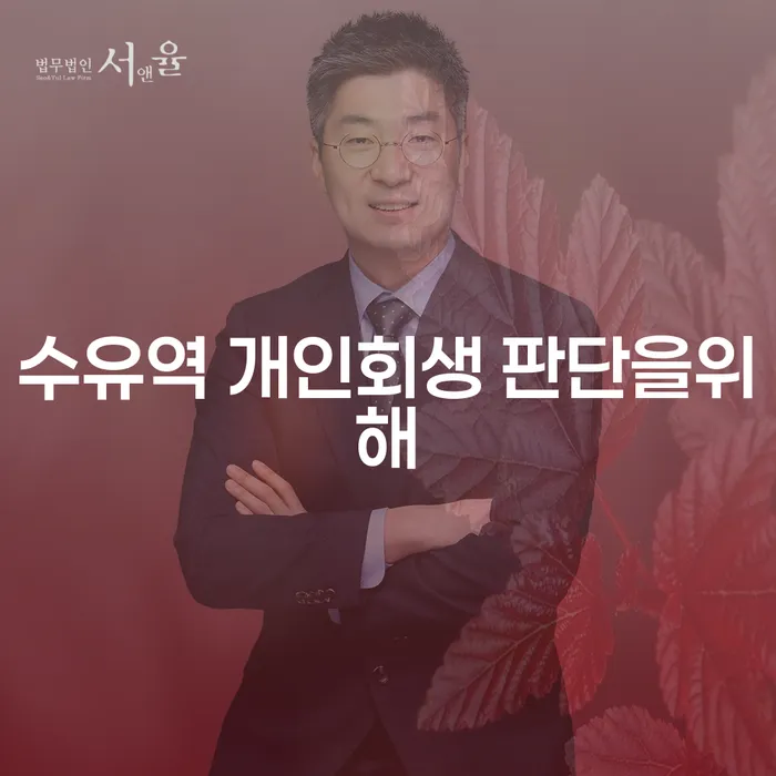 수유역 개인회생 판단을위해
