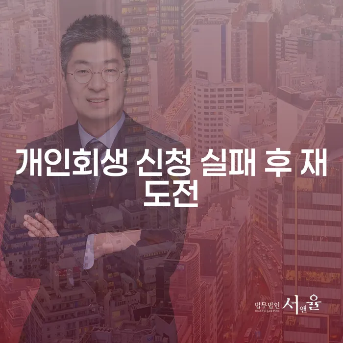 개인회생 신청 실패 후 재도전, 어떻게 해야 할까요?